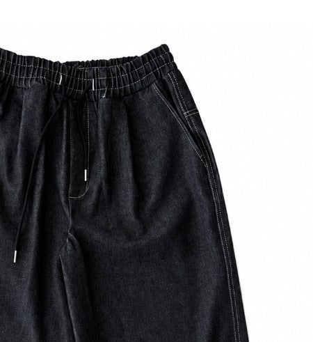 Colden Lettering Banding Wide Denim