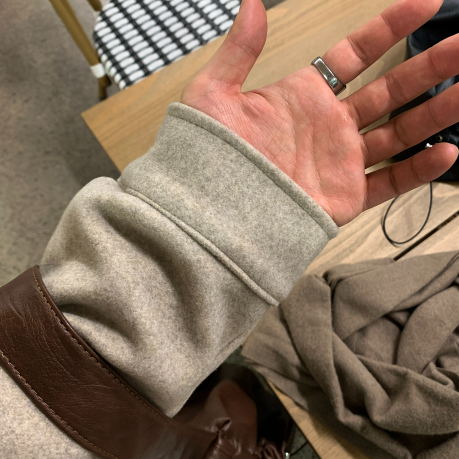 Harrington Overfit Wool Collar Jacket