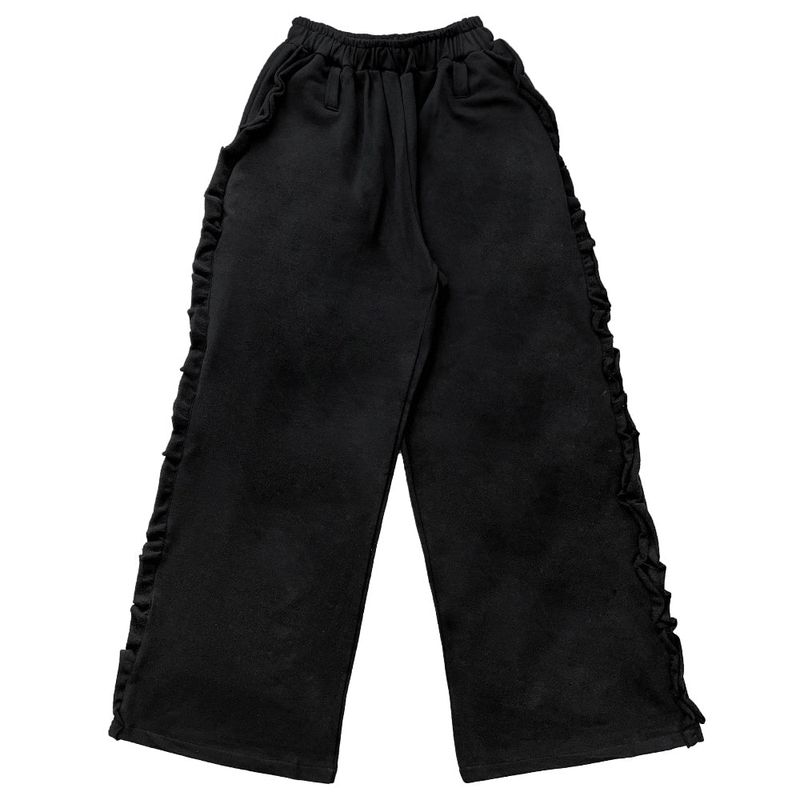 Midweek Ease Belt Loop Side Frill Training Long Pants (3 colors)