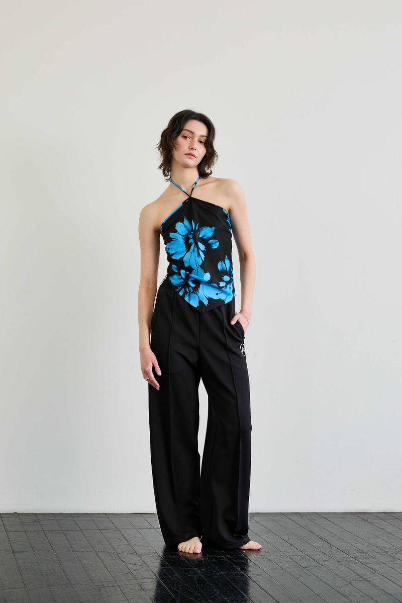  FLUTTER HALTERNECK / BLUE