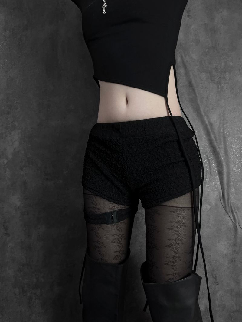 URBAN UNIQUE(アーバンユニーク)の「buckle strap micro shorts(Pants)」