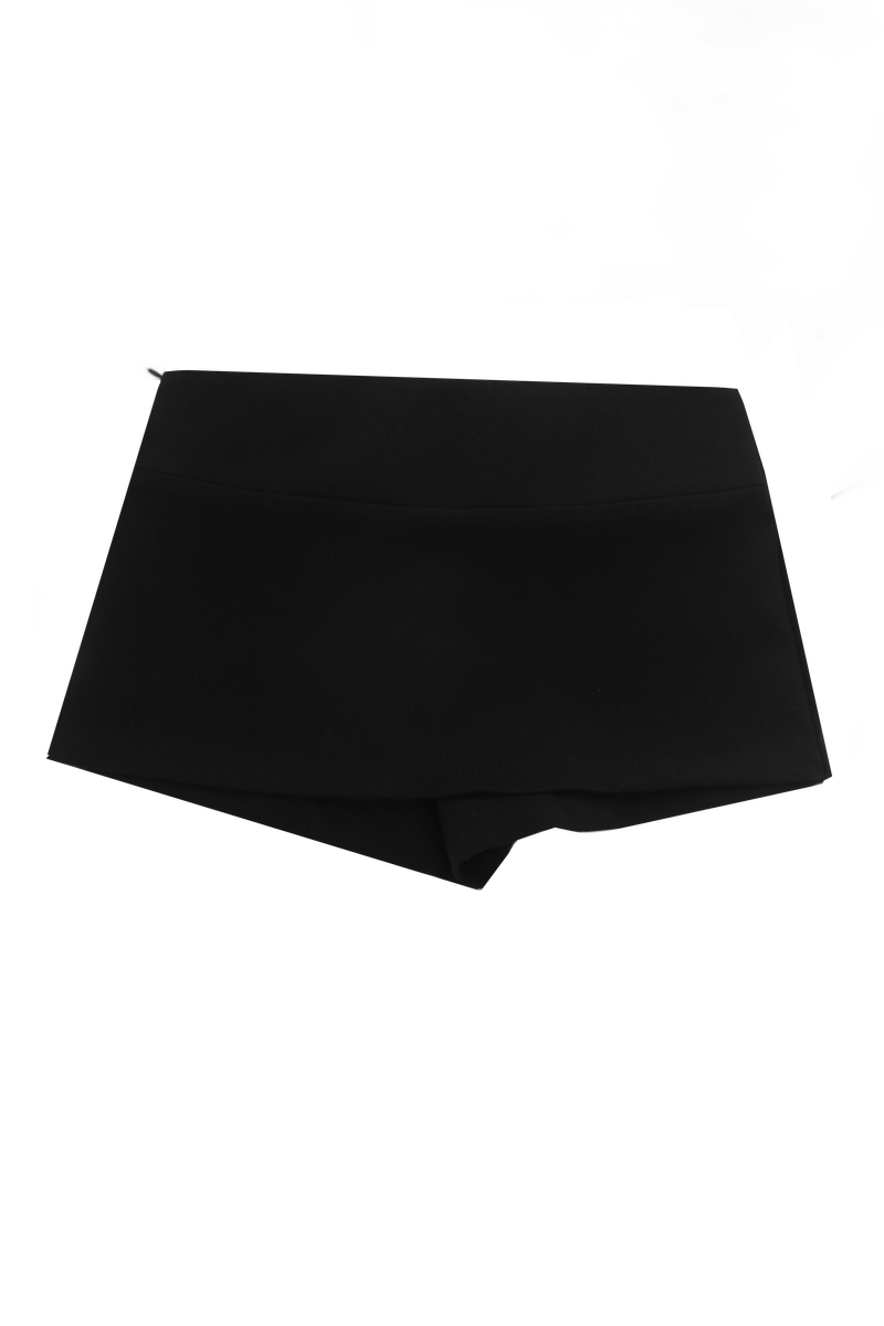 [ID] Classic Button Skort (Black)