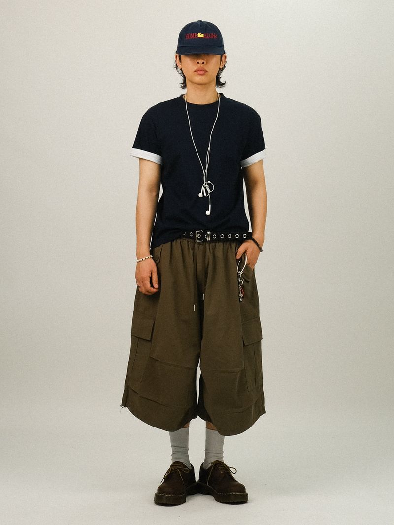 HA Roll-up Layered Muscle Fit 1/2 T
