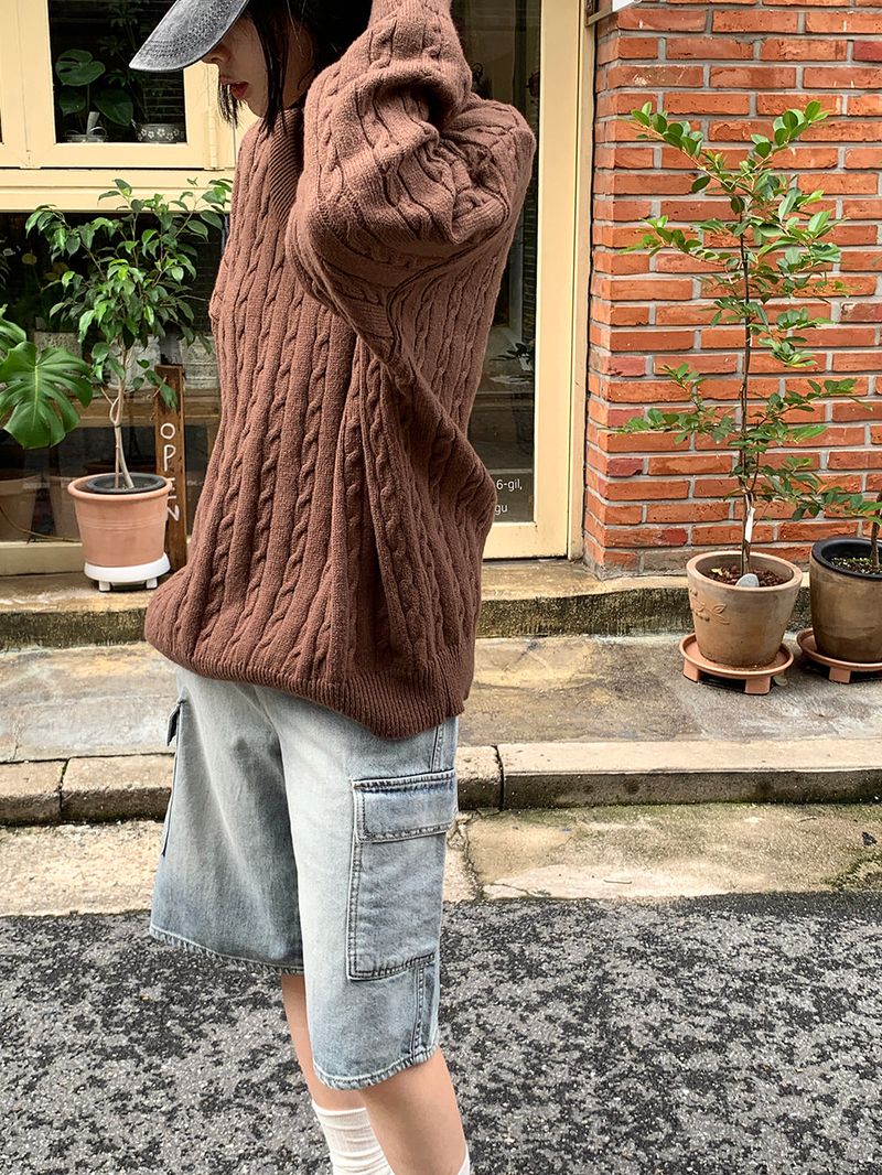 [MADE] Ethol twisted V-knit