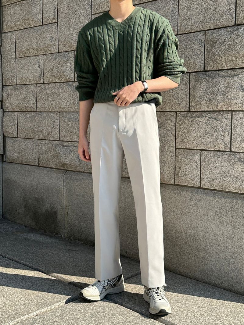 Ino Semi-Wide Slacks (3 colors)