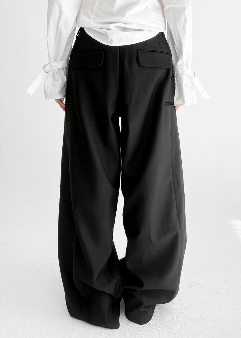  ANGLE LINE WIDE SLACKS