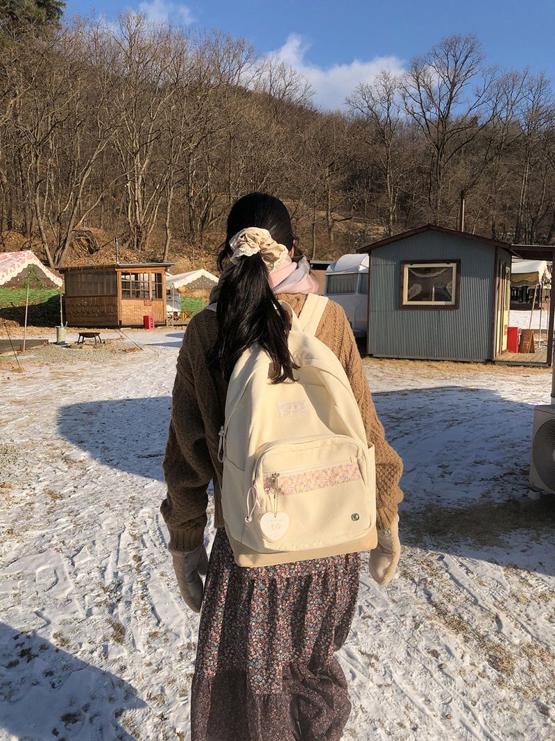 Bon voyage backpack_ivory