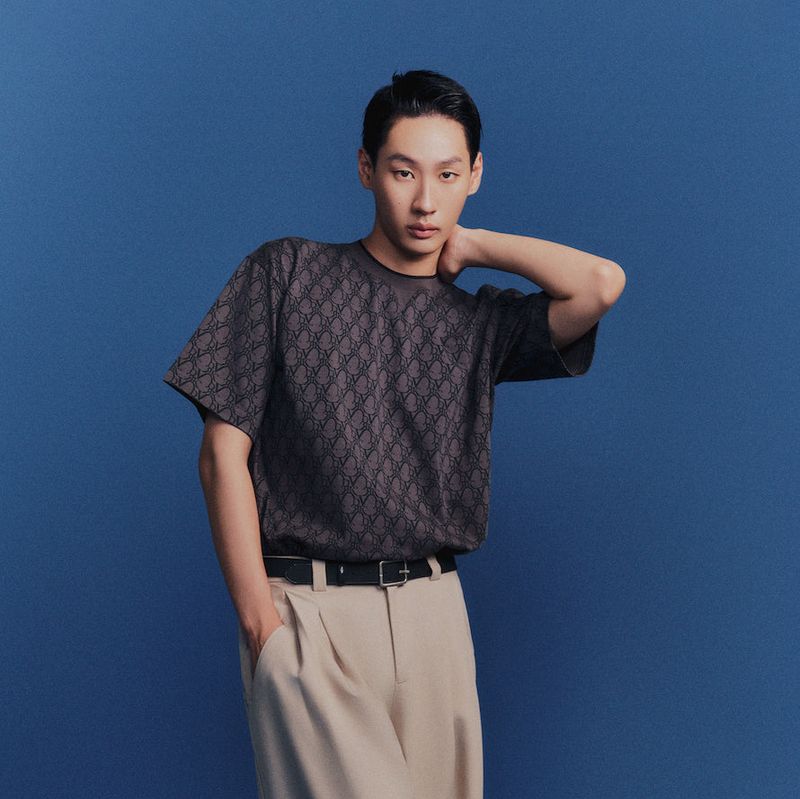 DVRK（ダーク）の「DVRK PRIVÉ MONOGRAM T-SHIRT - GREY（Tops）」