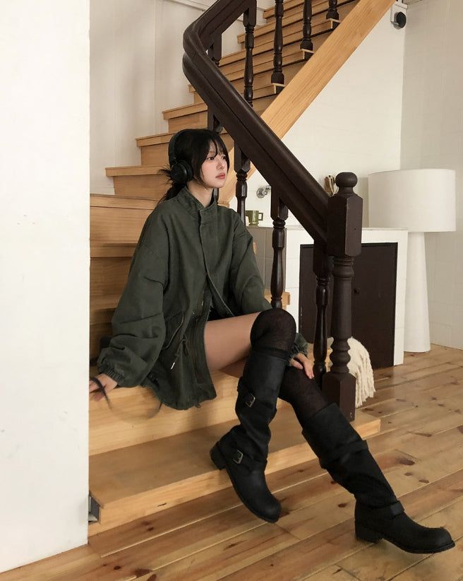 Mobe Washed Short Field Jacket
