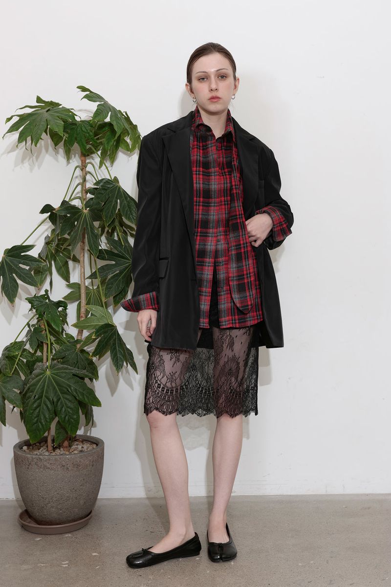 SOFT FLANNEL TIE SHIRT_RED