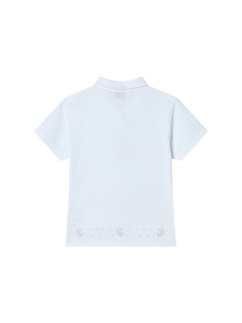 TIE PIQUE SHIRT WHITE