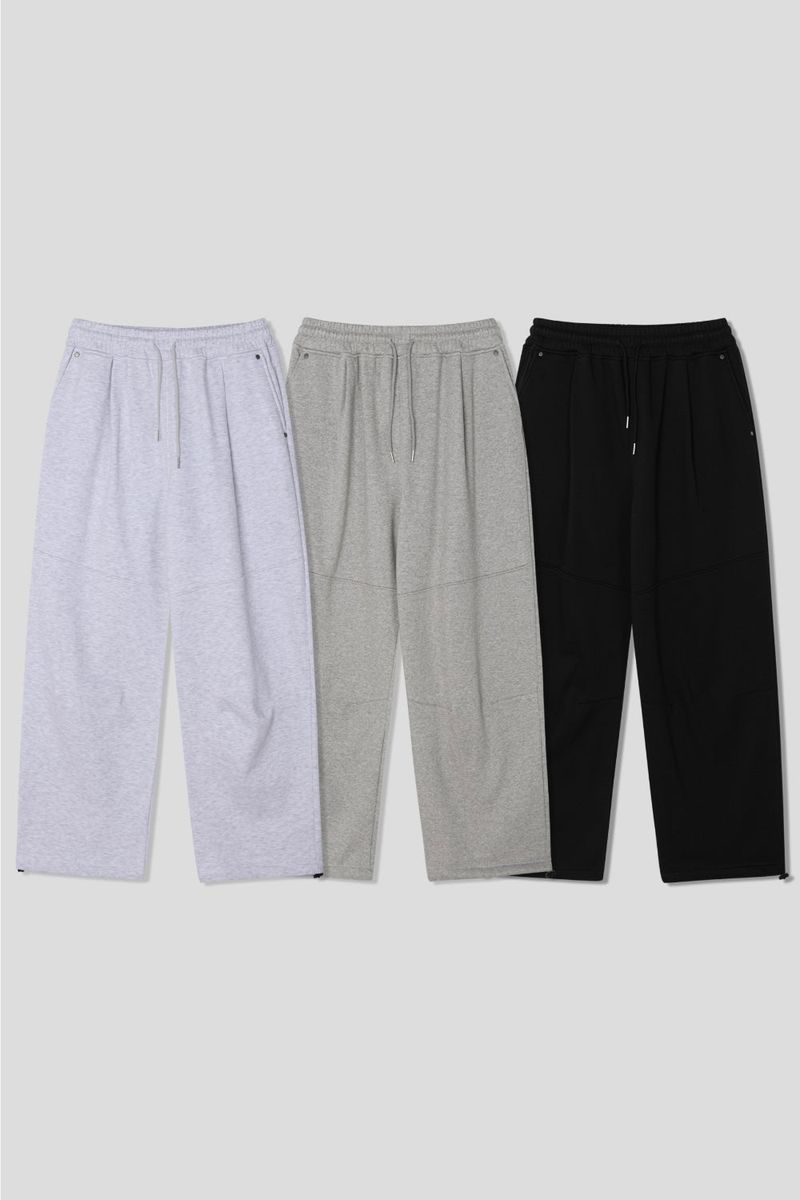 LMN Rivet Patch Napping Sweat Pants (3 colors)