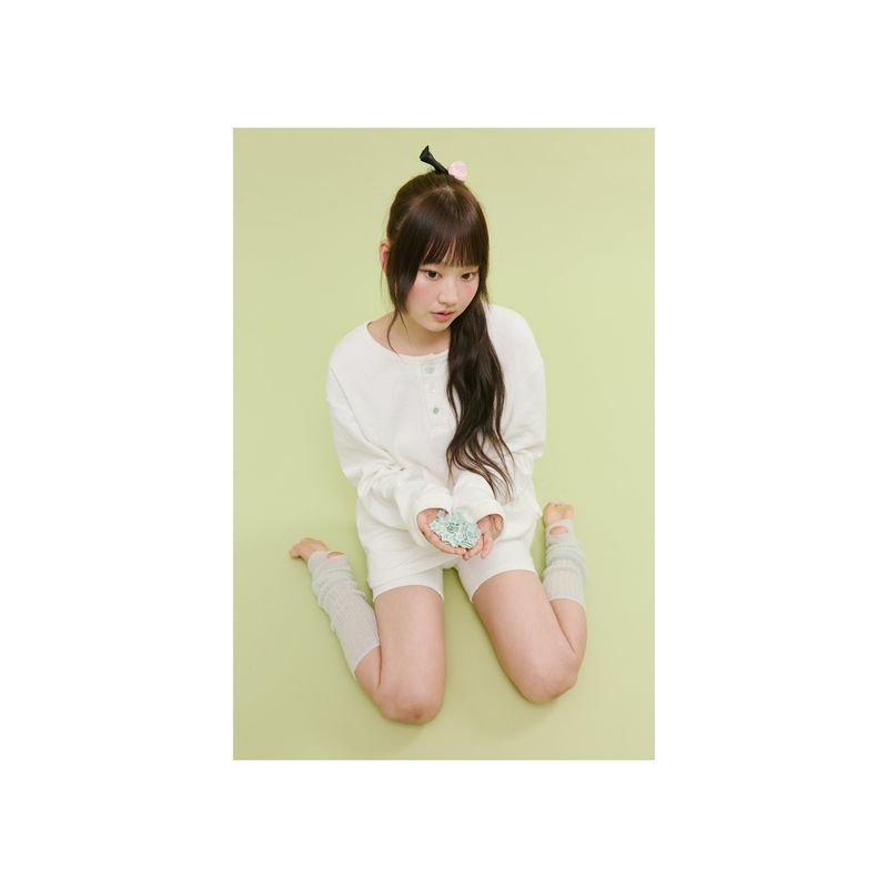 cottage long sleeve vintage ivory