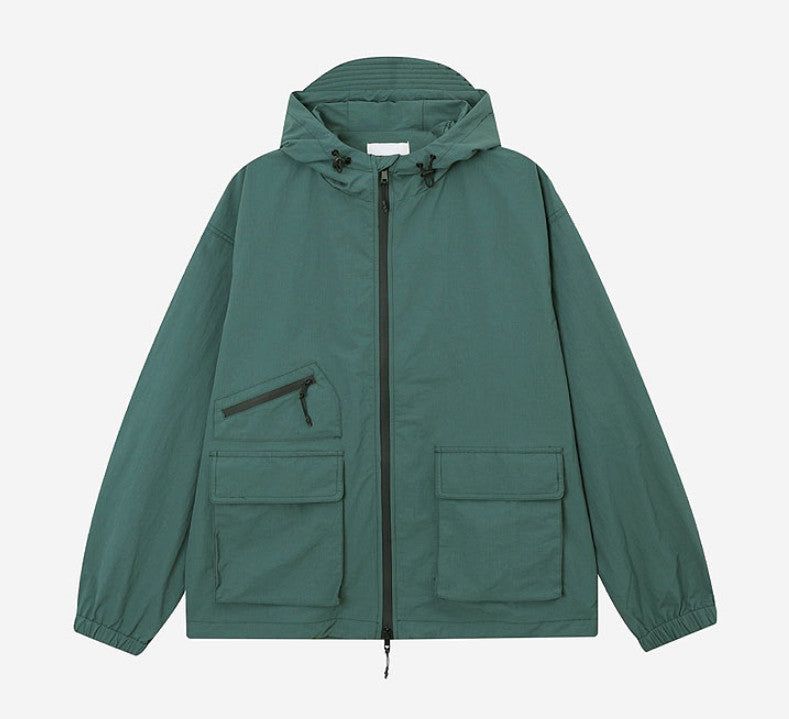 No.1186 ripstop wind hood JK (4color)