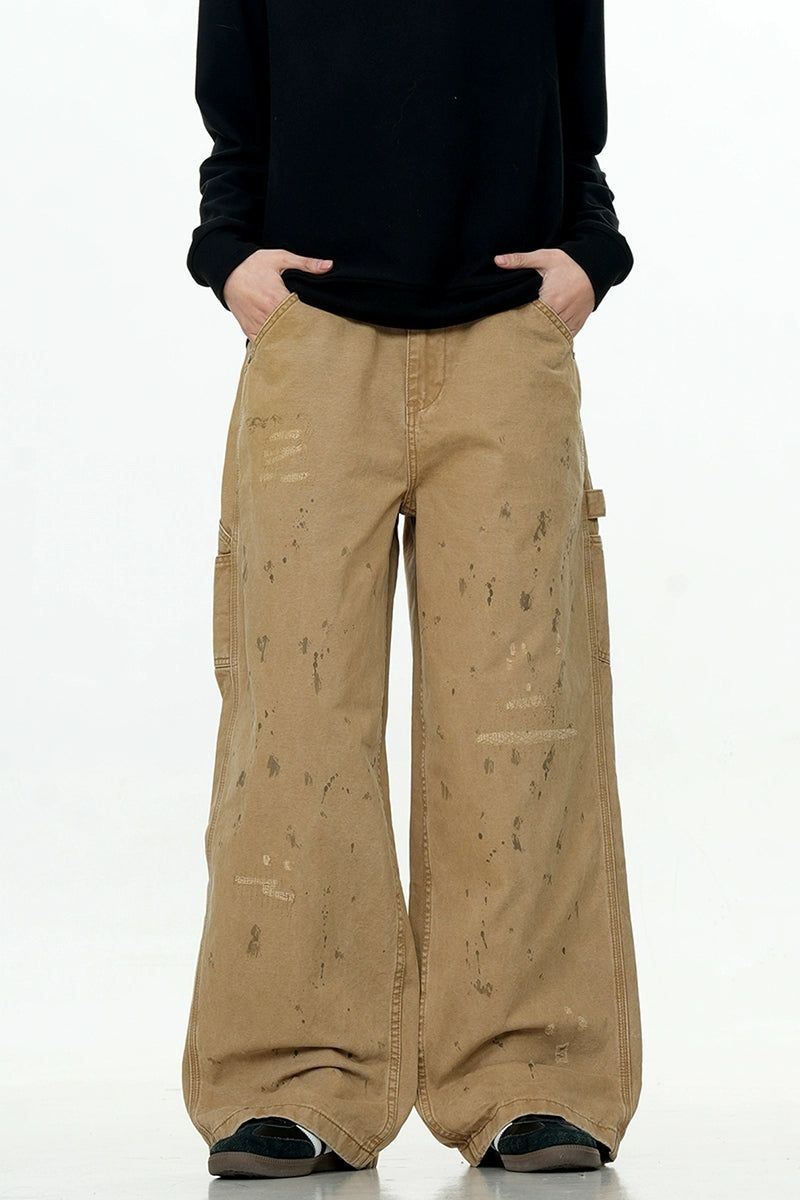 CZ Basicsの「Paint Splatter Straight Cargo Pants(Pants)」