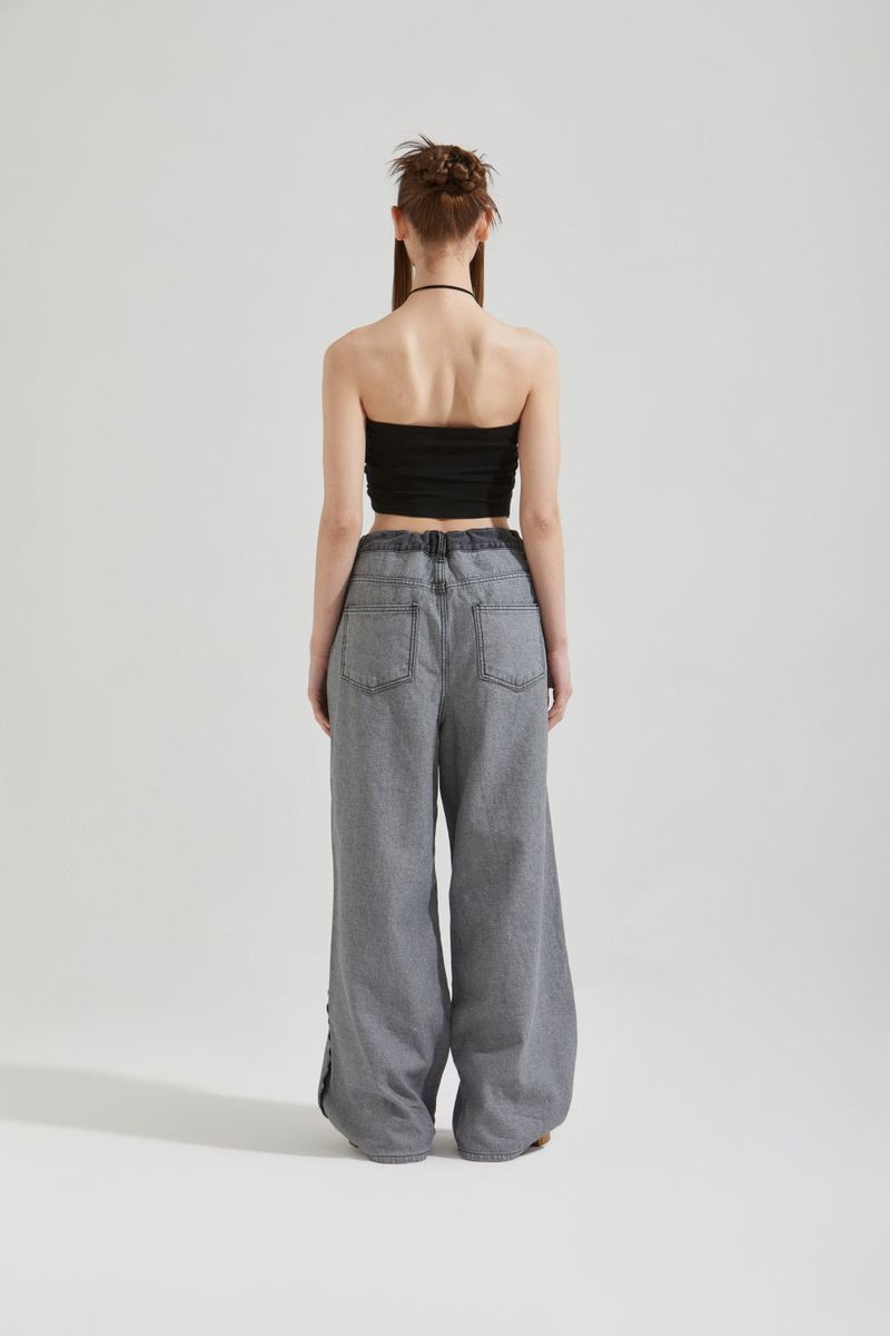 OUT FLAGE PANTS-BK