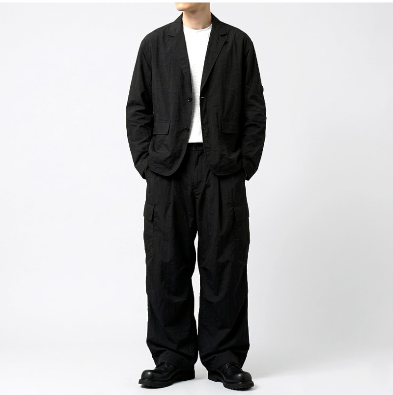 Crop Leisure Utility Jacket Black