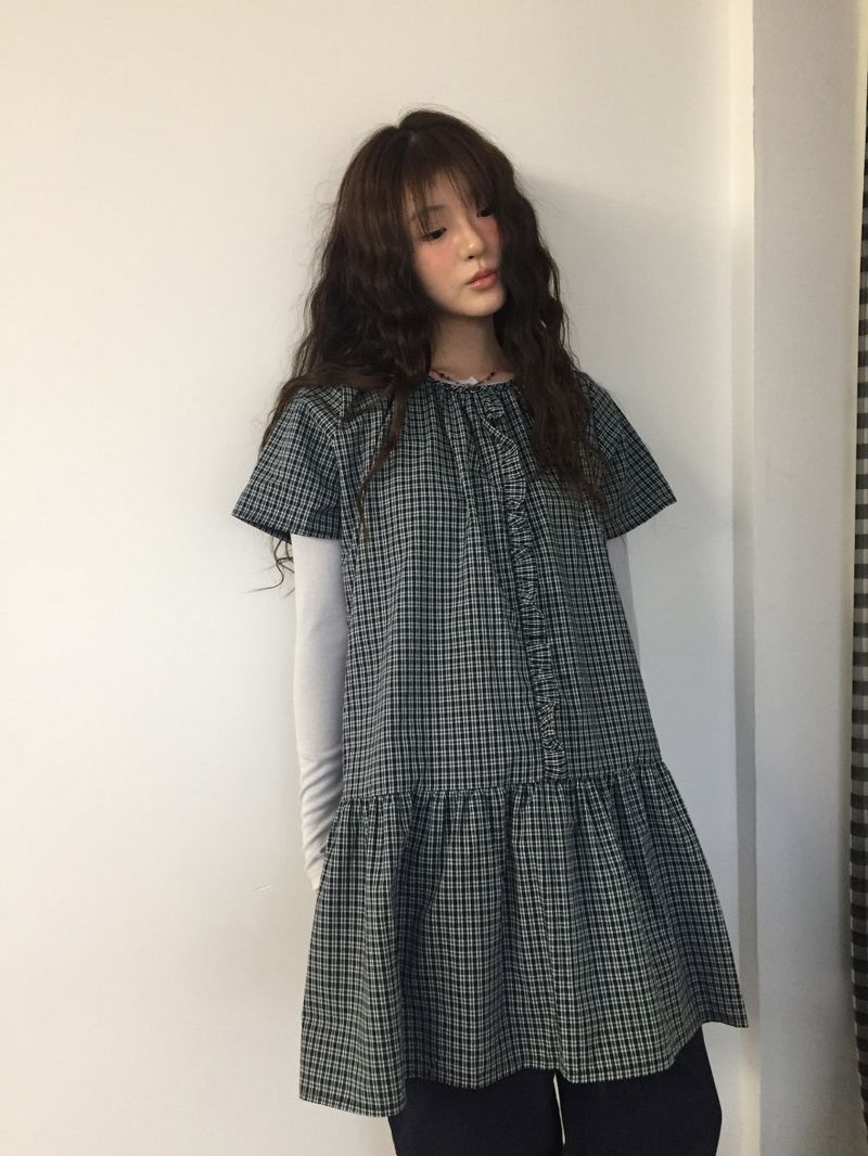 Coats check dress (2color)