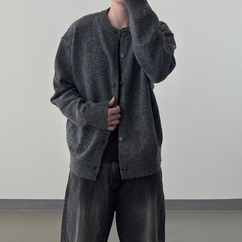 Lunet Wool Round Cardigan