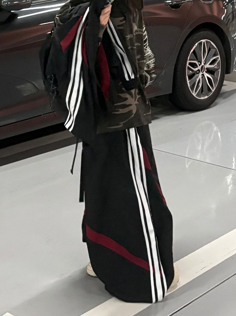 sweep mesh nylon pants
