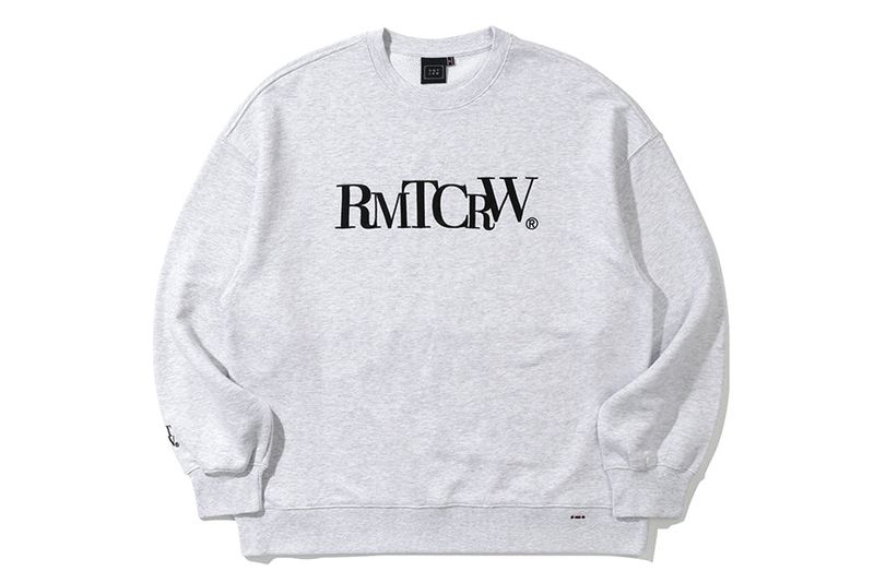 RECENT LOGO SWEAT SHIRT_LIGHT GREY