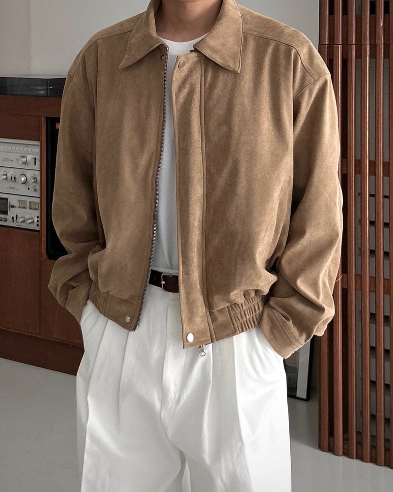 BONE SUEIDE JACKET