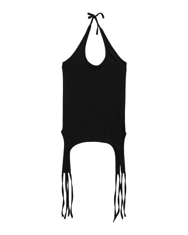 WRAP TAIL HALTER SLEEVELESS
