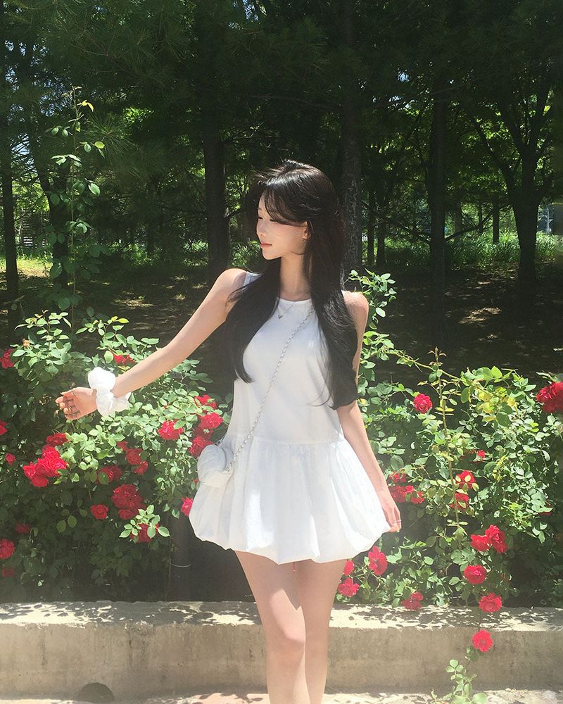 [MADE] Balloon sleeveless dress