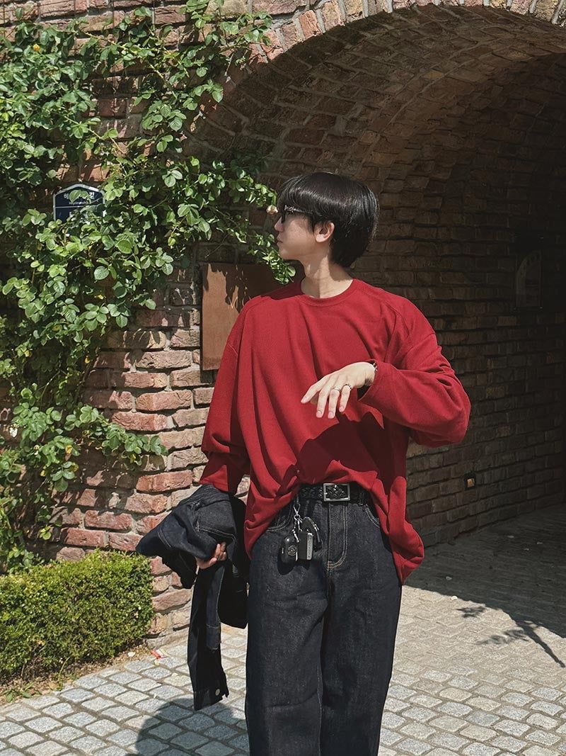 ASCLO（エジュクロ）の「[A-T0318] メガフィットミニマルワッフルロンT (8色)（Tops）」