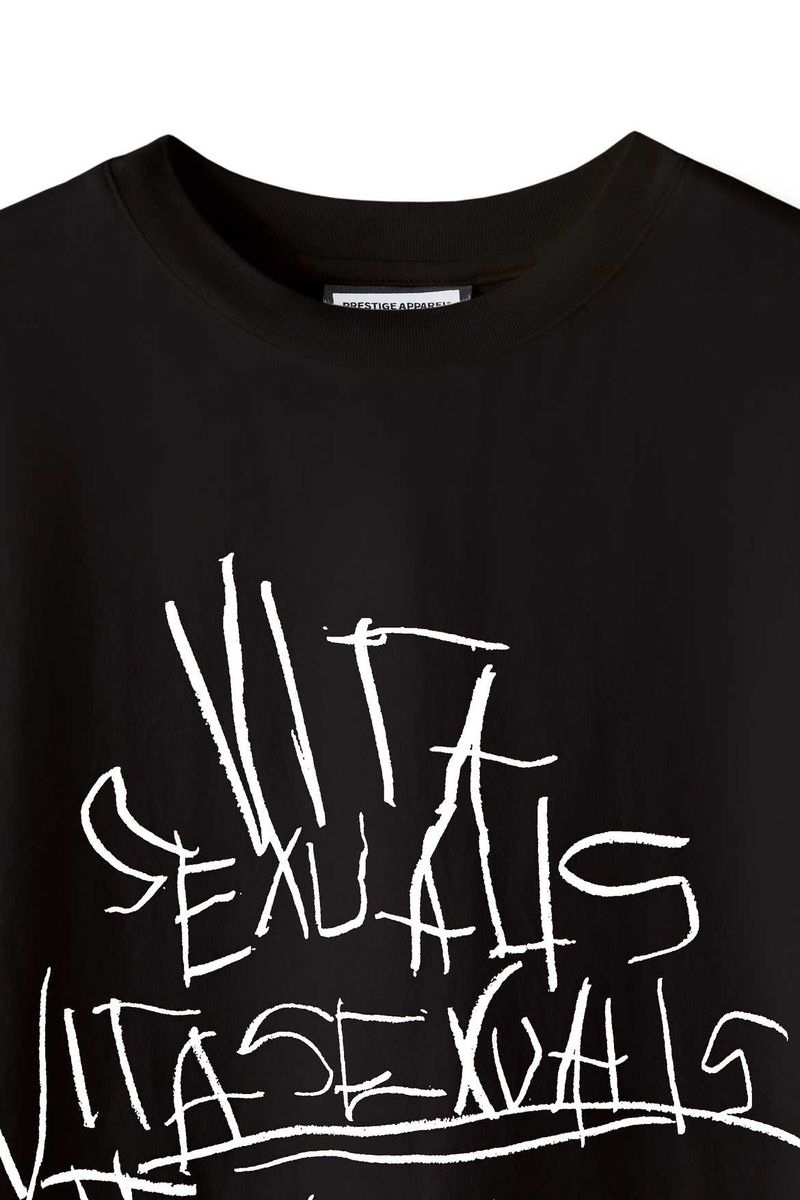 NO SLEEVE PRINT TEE