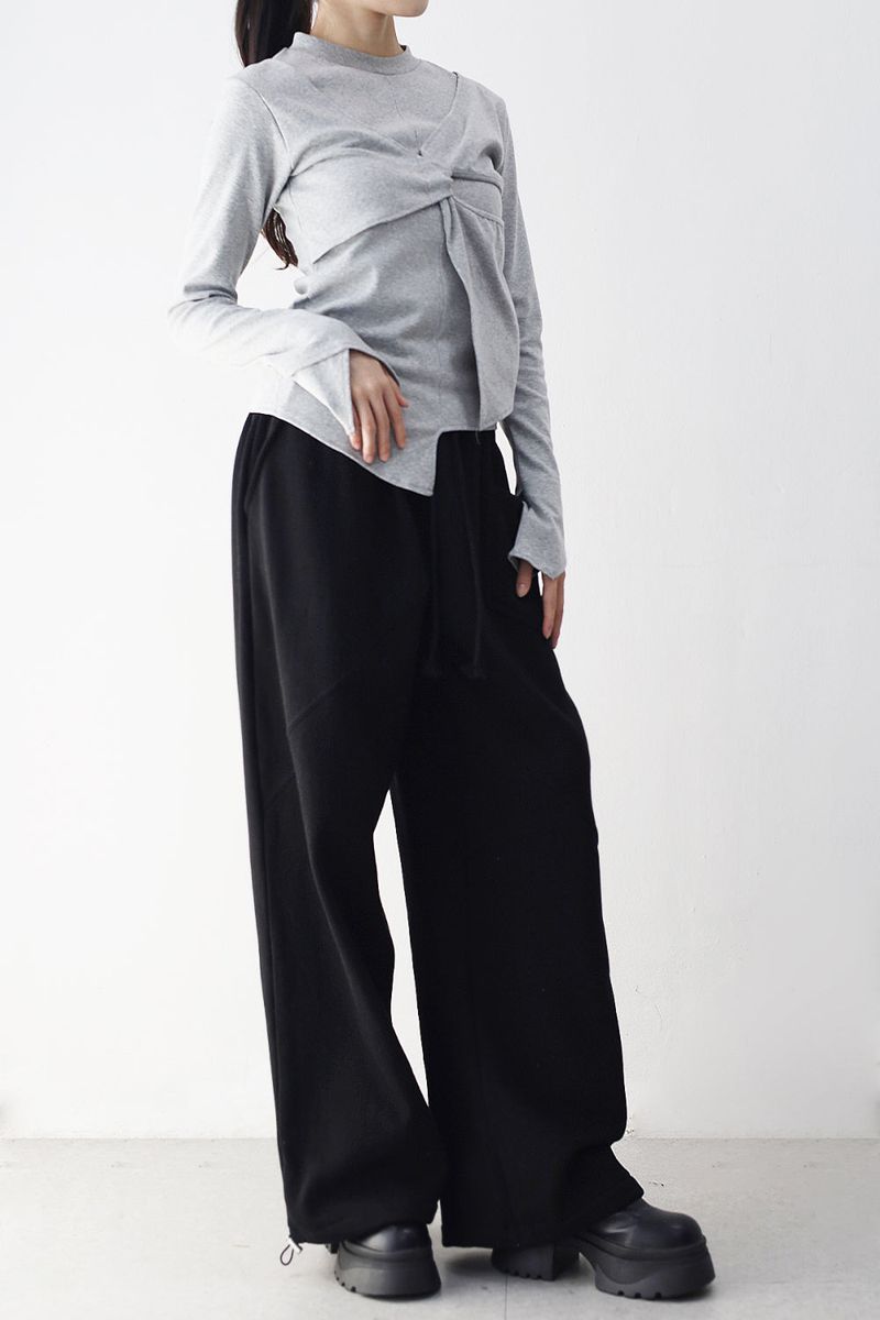 Twisted Slit T-Shirt