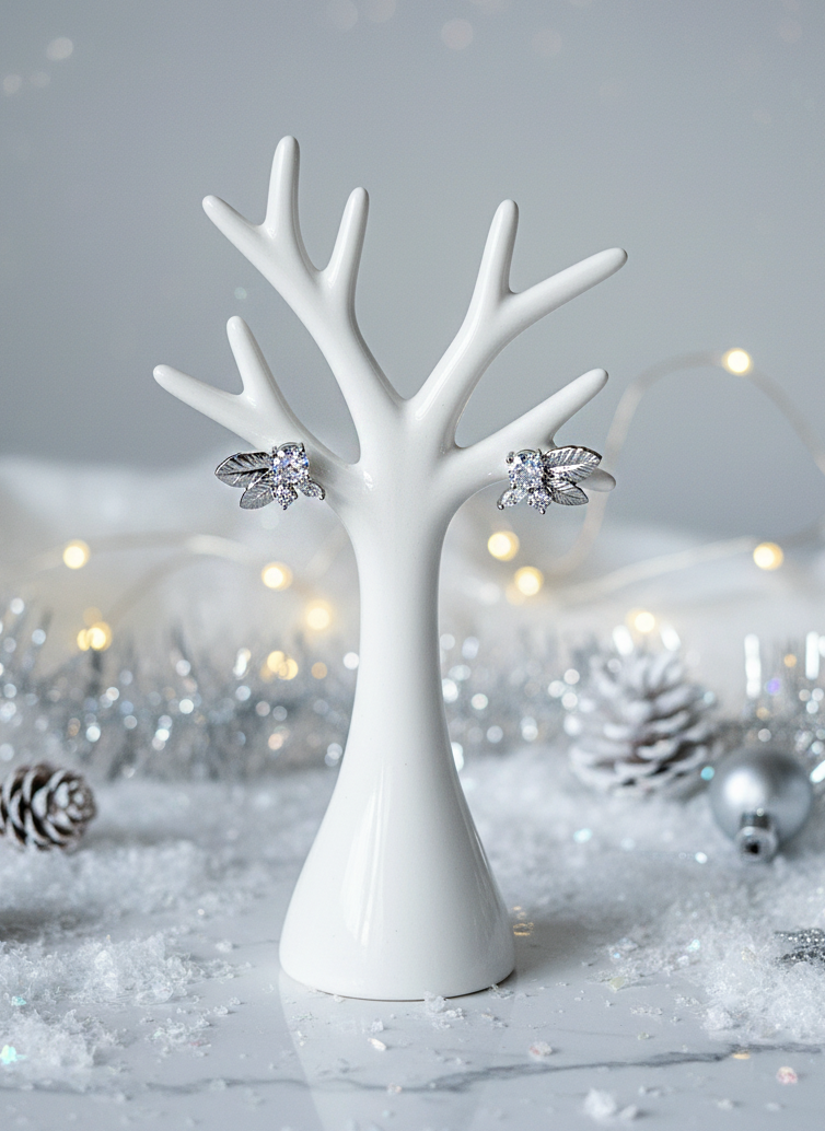Elf Leaves Piercing - Silver Color