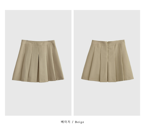ウォンテッドプリテッドミニスカート