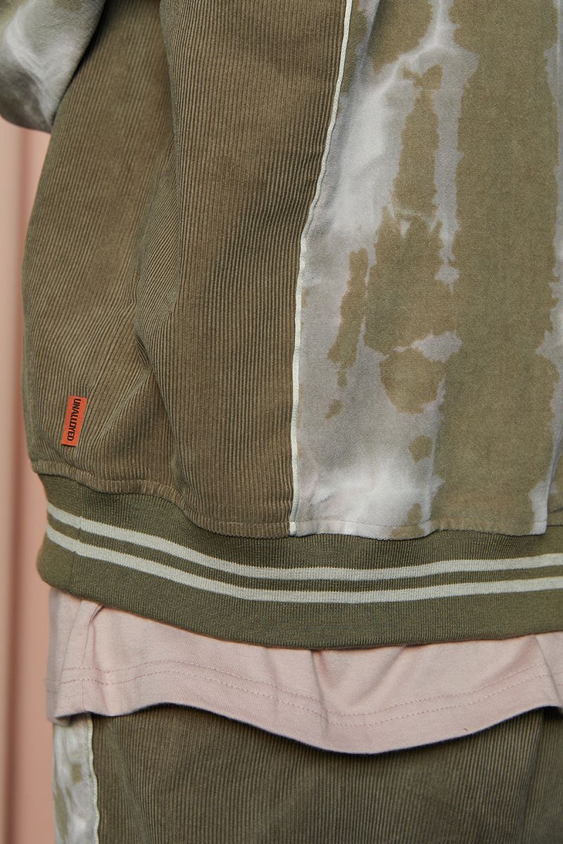 VELOUR CORDUROY BLOUSON / KHAKI