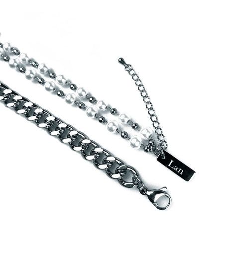 [LAN ARCHIVE] 003 Cross Mix Chain Bracelet