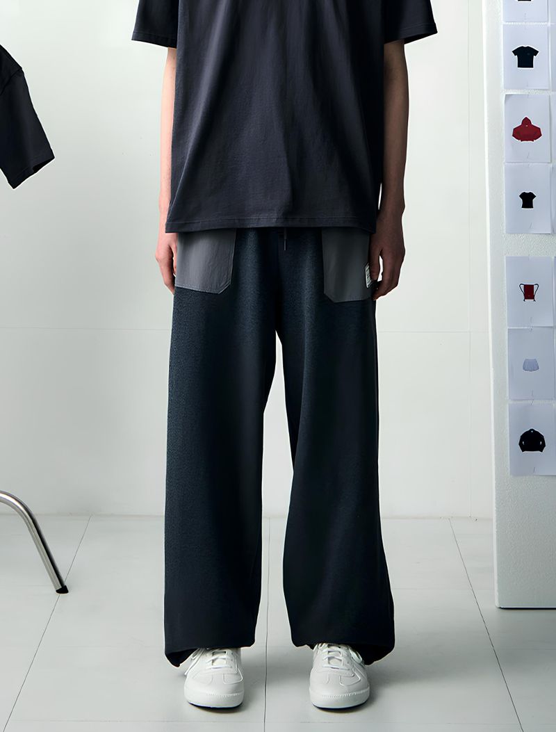 UPDRAFT（アップドラフト）の「PATCH POCKET COTTON SWEAT PANTS GREY for men（Pants）」