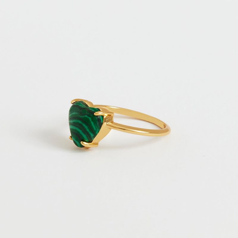 Petite Heart Ring_Green