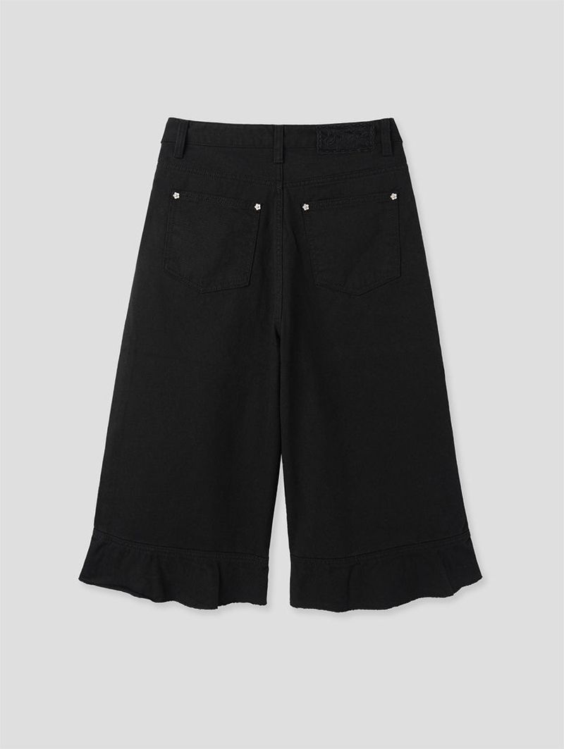 FRILL CAPRI PANTS (3C)