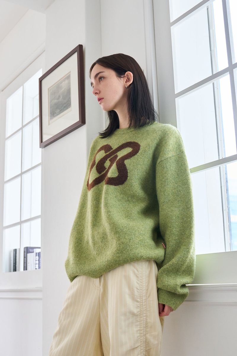 MP SYMBOL KNIT GREEN