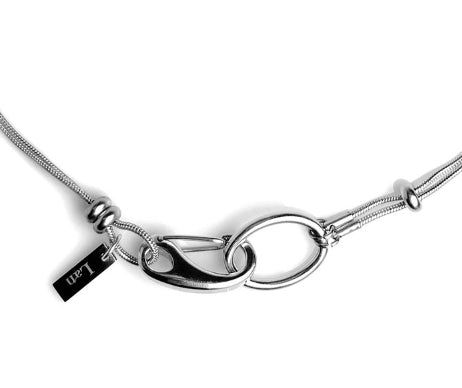 [LAN ARCHIVE] 024 Double snake chain buckle necklace