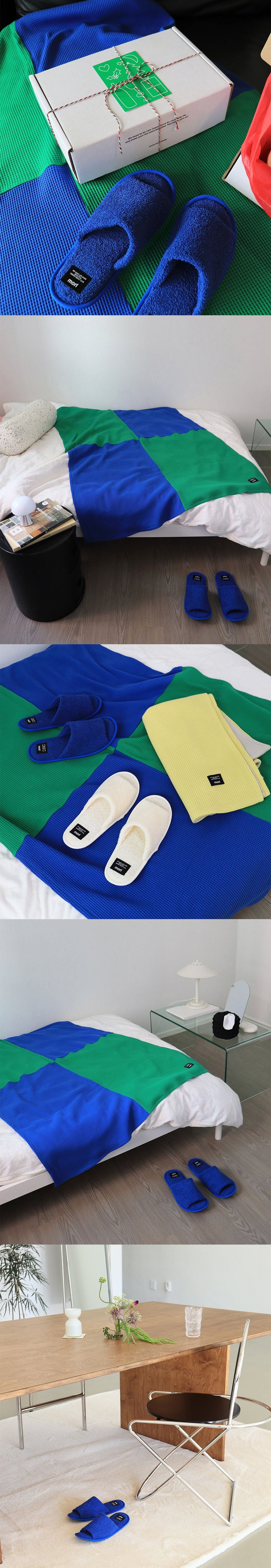 Solid room shoes (2color)