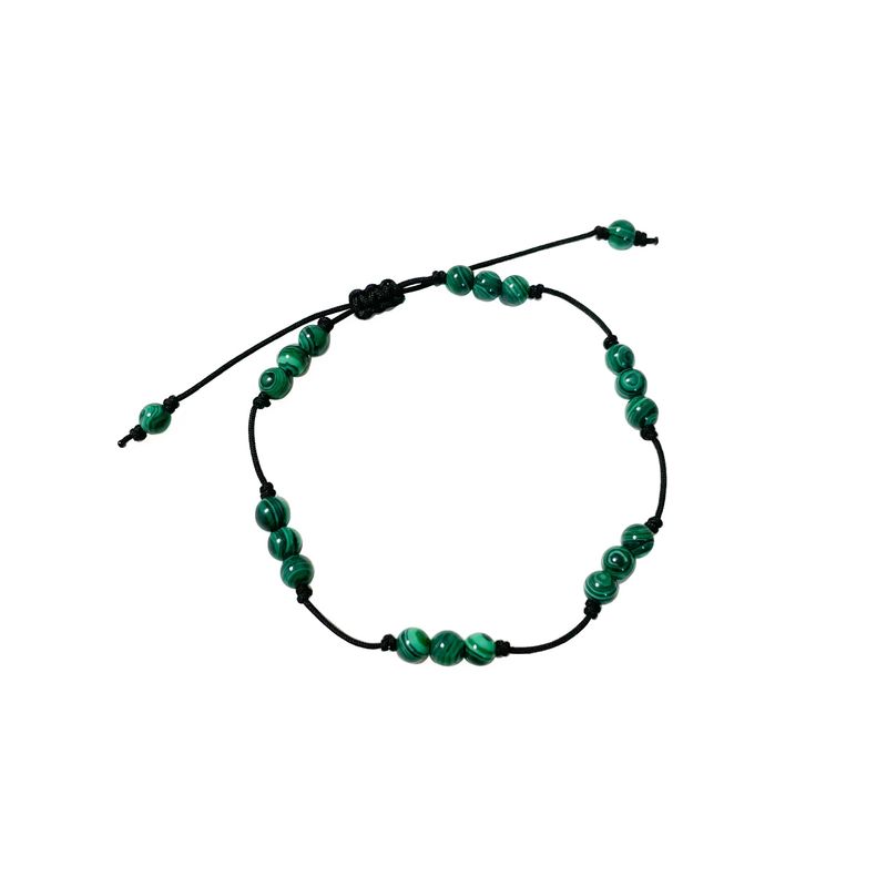 Green gemstone bracelet