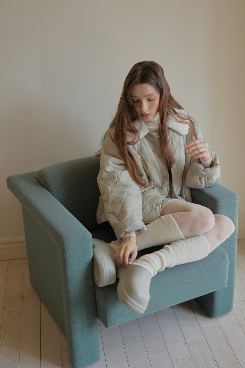 Wednesday Evening Winter Clog - Sage Green