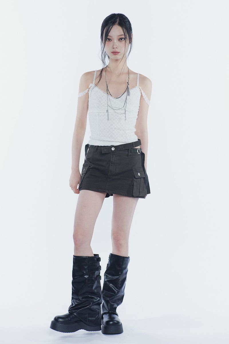 VERA LACE TOP ivory