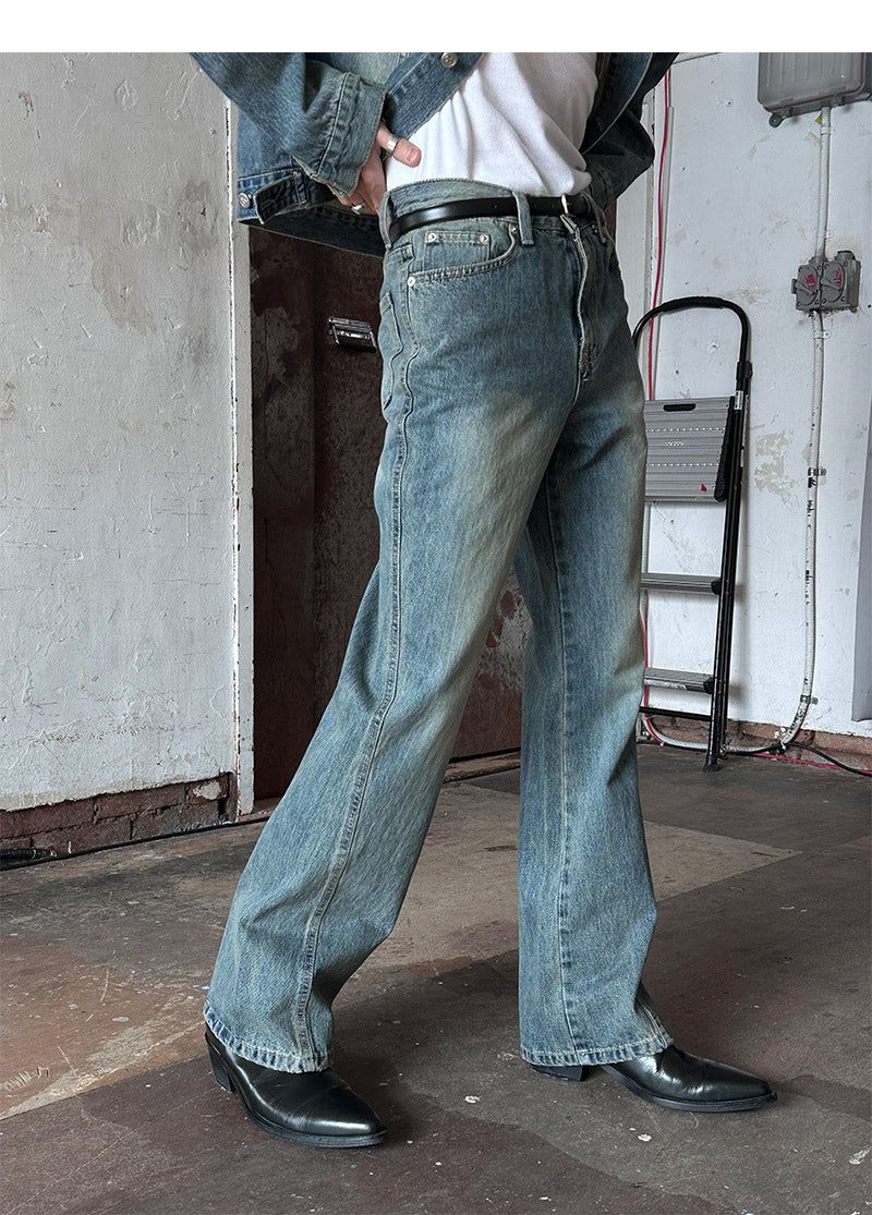  [S/S] Curve flare denim pants(2color)