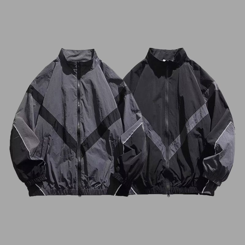 COZINESS(コジネス)の「V-line Two-Way Colorful Windbreaker (2 colors)(Jackets/Outerwear)」