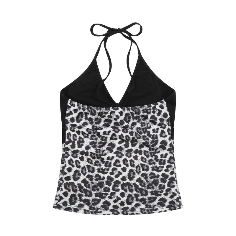 Luni Contrast Leopard Camisole