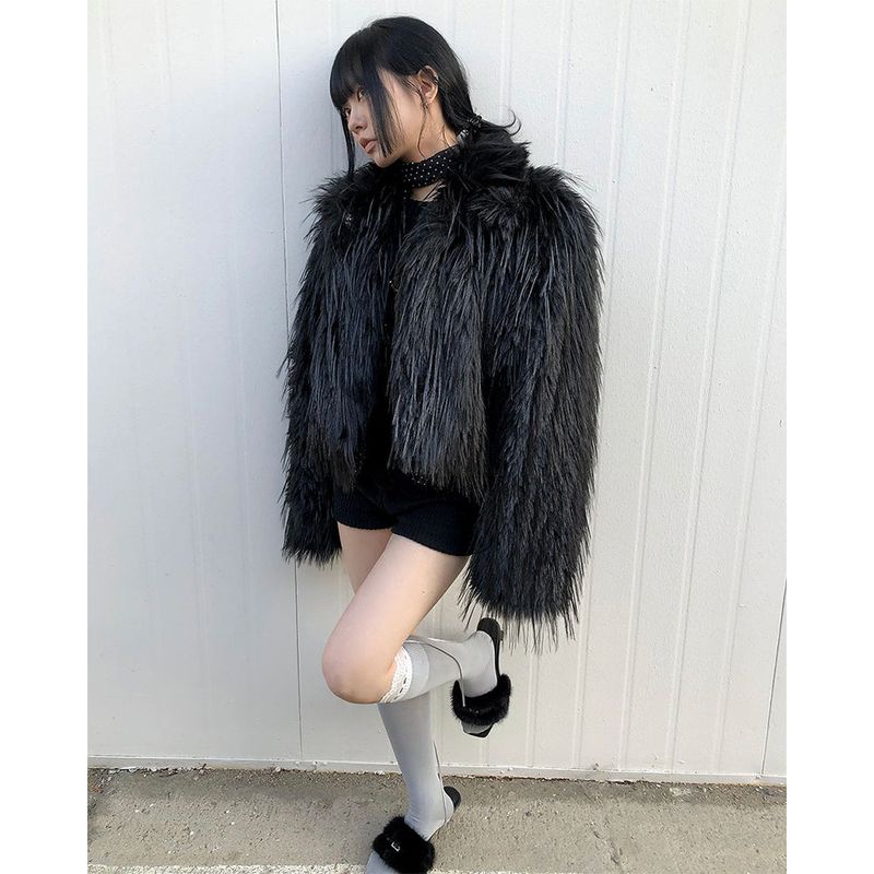 Max Long Fur Jacket