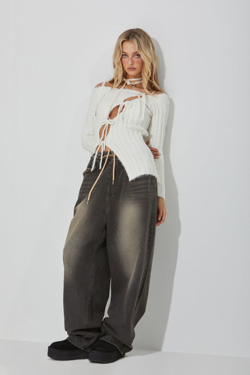 UNDERFIT PANTS-BK