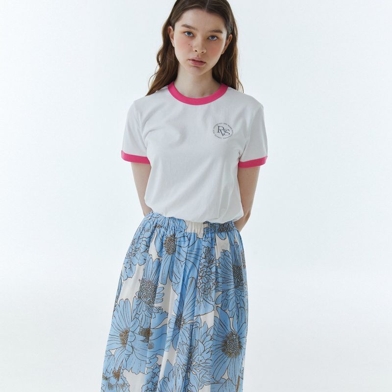 RVS Ringer T-Shirt Pink